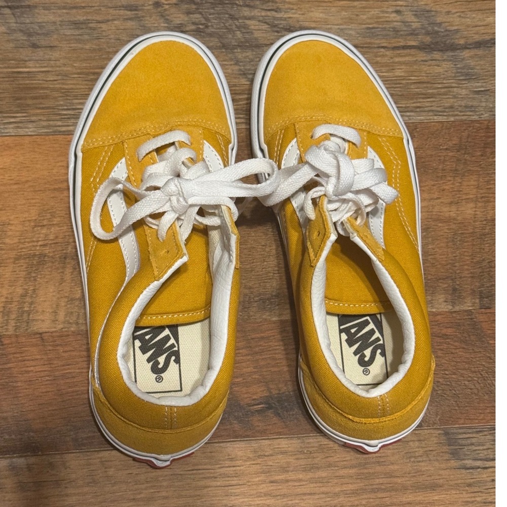 Vans Old Skool Color Theory‎ Golden Yellow Suede Men 5 Women 6.5 New